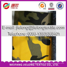 Twill T / C camuflaje tejido stock impreso en weifang china